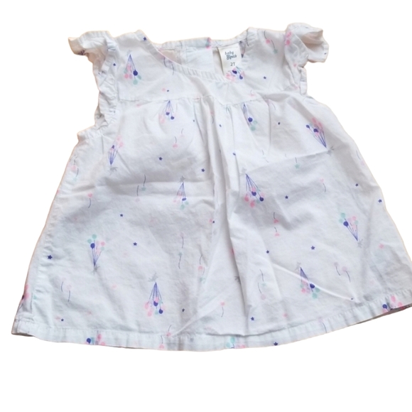 3/$10 Oshkosh 🐰 Bunny Balloons Blouse - Picture 2 of 5